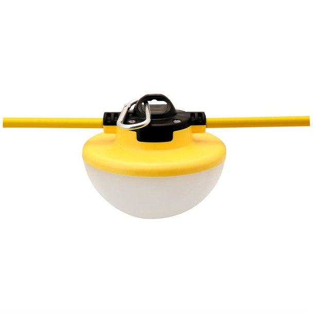 Sunlite LED String Light, 100', 5000K, 120W, 120V, 10 Lamps, White Finish