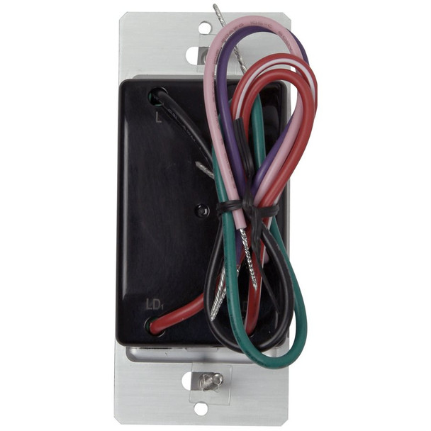 Sunlite LED Dimmer Switch, Wall Rocker Style, Slide Bar, Single Pole or 3-Way, 120-277V, 0-10V, White, 600W Max