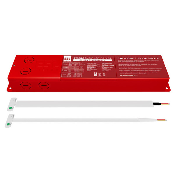 ESL Vision LED Emergency Driver, EMG, SL6 Family, Junction Box, 8W