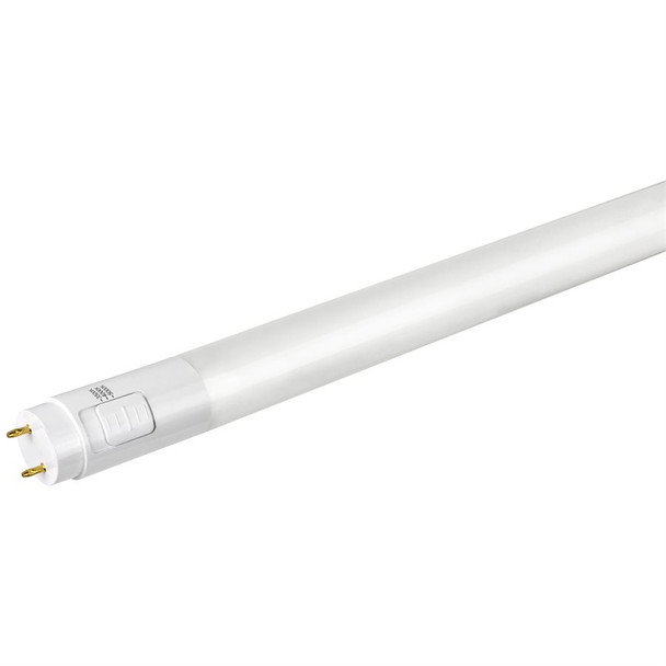 Sunlite T8 LED Hybrid Tube, 4', 18W, 120-277V, 3500K|4000K|5000K, G13 Medium 2-Pin, Frosted