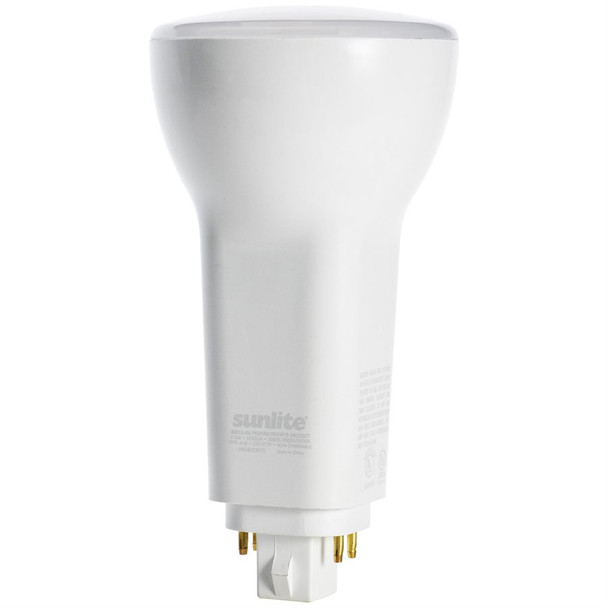 Sunlite PLV LED Lamp, 10W, 1050lm, 3000K/4000K/5000K CCT Selectable, G24q 4-Pin Base, Type A+B, 120-277V, 120° Beam