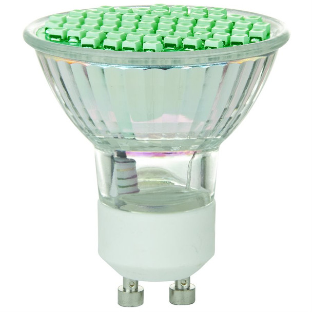 Sunlite LED MR16 Colored Mini Reflector Lamp, 2.8W, GU10 Base, 120V, Green