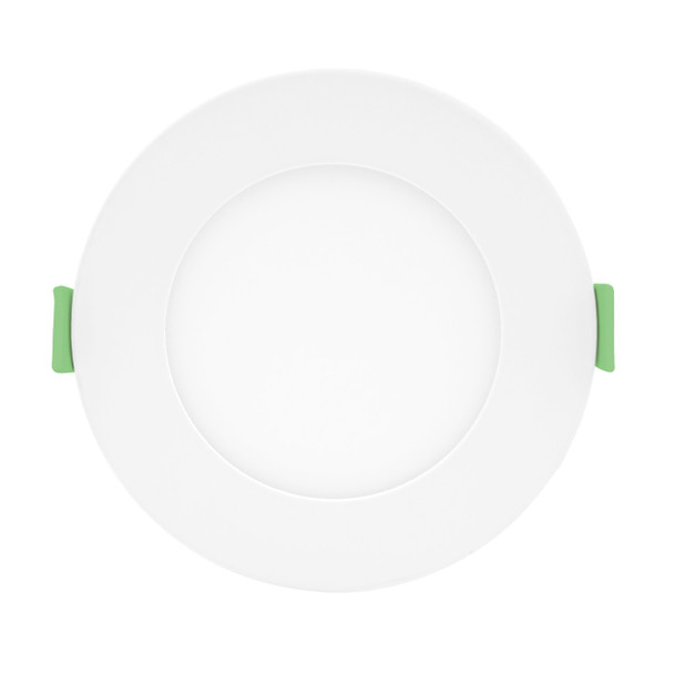 ESL Vision LED Slim Downlight, Wafer Series, Round 4", 9W, 5CCT Selectable 2700K/3000K/3500K/4000K/5000K, White Finish