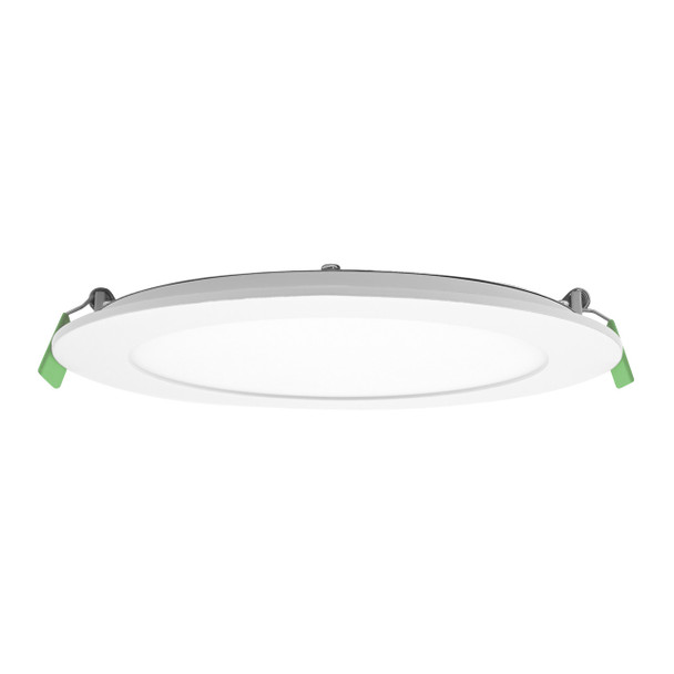 ESL Vision LED Slim Downlight, Wafer Series, 6", 12W, 5CCT 2700K/3000K/3500K/4000K/5000K, White Finish, 120V