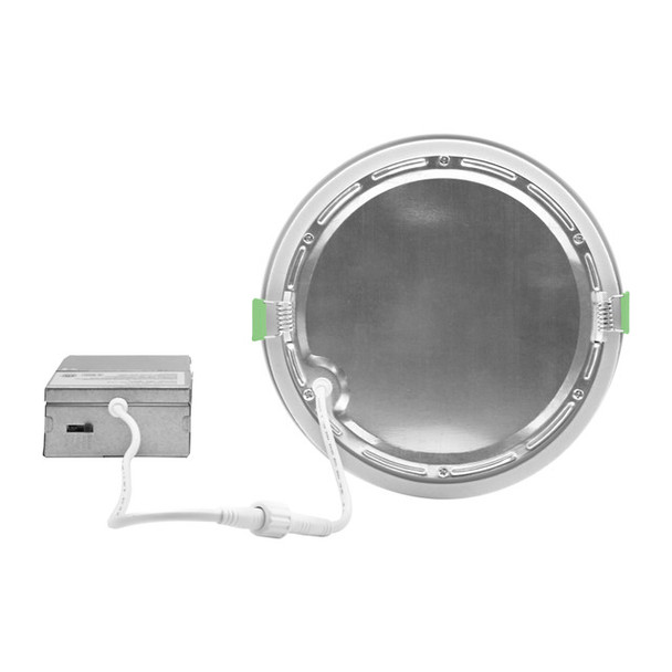 ESL Vision LED Slim Downlight, Wafer Series, 6", 12W, 5CCT 2700K/3000K/3500K/4000K/5000K, White Finish, 120V
