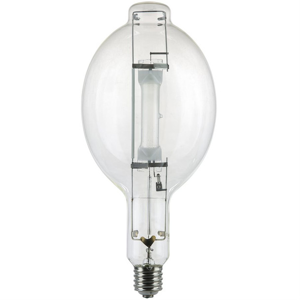 Sunlite BT Series Metal Halide Lamp, 1000W, 110000 Lumens, 4000K, BT56, Mogul Base (E39), Clear Finish