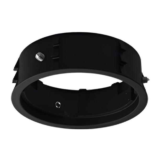 2" Round Trimless Wood Ceiling Installation Adder, White|Black, for LED-2-S15W-T and LED-2-S11W-T