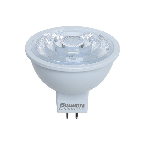 LED MR16 Lamp, 7W, 570lm, 3000K, 90CRI, Flood 40°, Dimmable, GU5.3 Base, JA8 Compliant