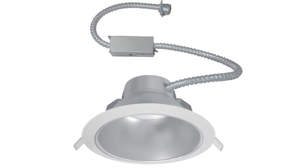 6" Non-IC Architectural LED Retrofit or New Construction Downlight, 15W, 3000K, EM Battery Backup, 120-277V