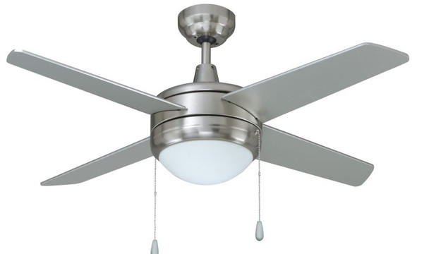 Europa II 1041LED Ceiling Fan, 4-Blade, 44" Sweep, Integrated LED Light Kit, 16W, 3000K, 90 CRI, 120V