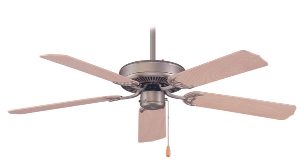 Royal Star 5-Blade 52" Sweep Builder Fan, Oil Rubbed Bronze, Walnut Blades, 120V