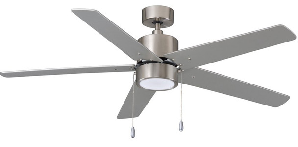 RP Lighting 1065LED Aldea V Ceiling Fan, 52", Integrated LED Light Kit, 16W, 3000K, 90 CRI, 120V, No Pull Chain