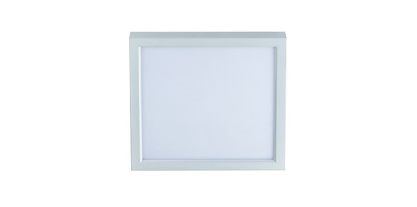 13" Square Ceiling Mount, Brushed Nickel, 3000K