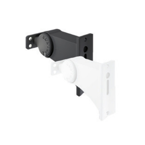 Portor Industry Adjustable Mount, Square/Round Pole, White