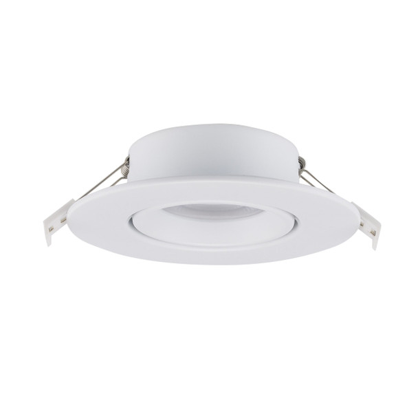 RP Lighting and Fans Gimbal 5" 5CCT Recessed Light, White Finish, 120V, 9W, 2700K|3000K|3500K|4000K|5000K, Wet Rated, 90 CRI
