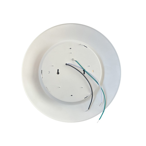 RP Lighting and Fans Regressed LED Disk Downlight, 13", White Finish, 3000K, 24W, 120V
