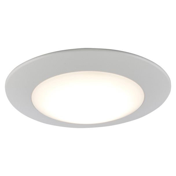 Slim 4" LED Disc Downlight, White, 4", 3000K