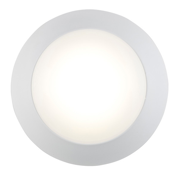 Slim 9" 5CCT LED Disc Downlight, White Finish, 17W, 120V, 2700K|3000K|3500K|4000K|5000K, 9"