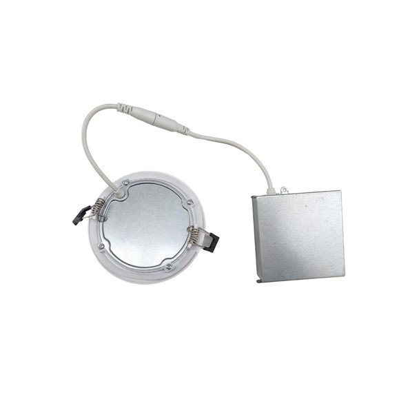 Edge-lit 4" LED Slim Recessed Light, White Finish, 4", 3000K, 9W, 120V