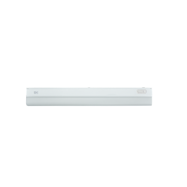 Selectable Under Cabinet 24" LED Light, White Finish, 5CCT, 12W, 120V