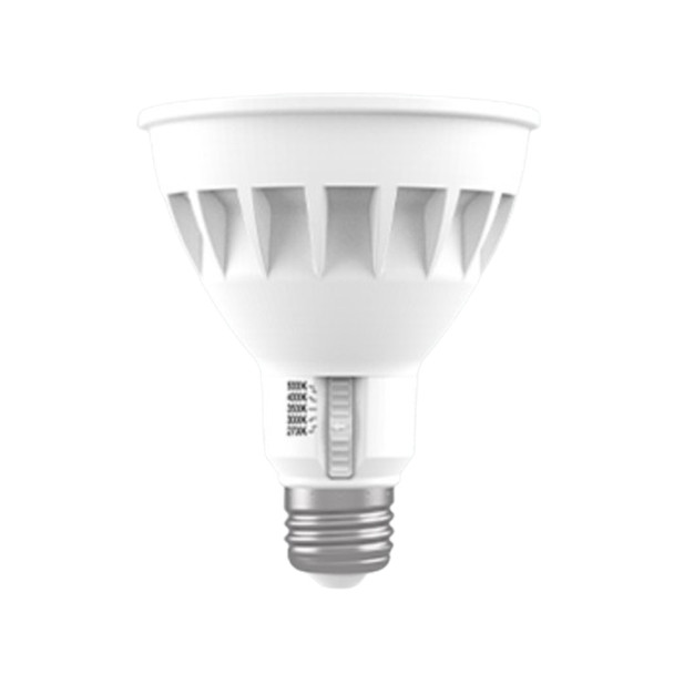 Green Creative CCT Select PAR30 HO LED Lamp, 14.5W, 2700K-5000K, 40° Beam, 120-277V, E26