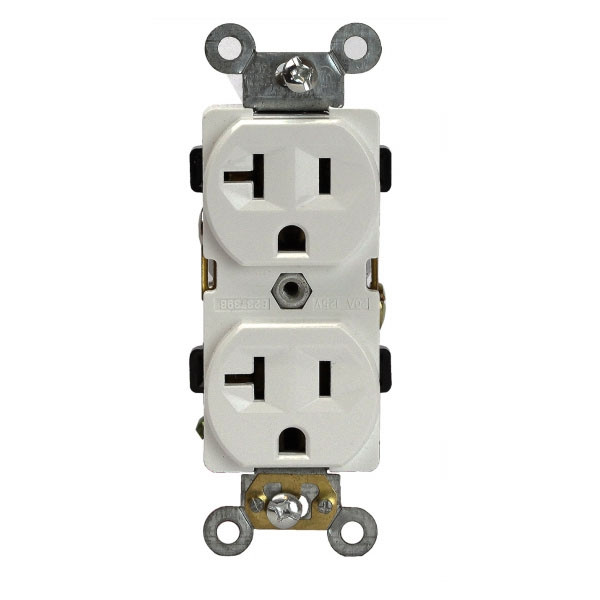 Industrial Grade Duplex Receptacle 20A/125V, 5-20R