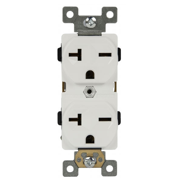 Industrial Grade Duplex Receptacle 20A/250V, 6-20R