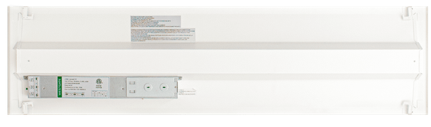 1'X4' LED Center Basket Troffer Light 26W-40W - Power and CCT Adjustable