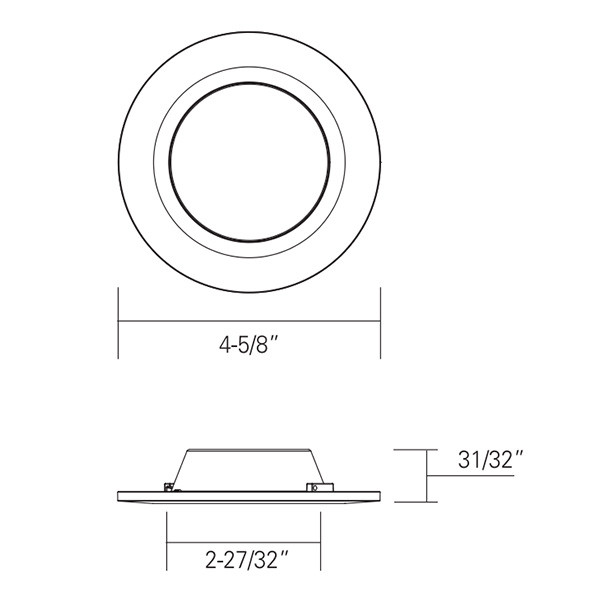 4-Inch 11 Watt LED Round Retrofit Downlight