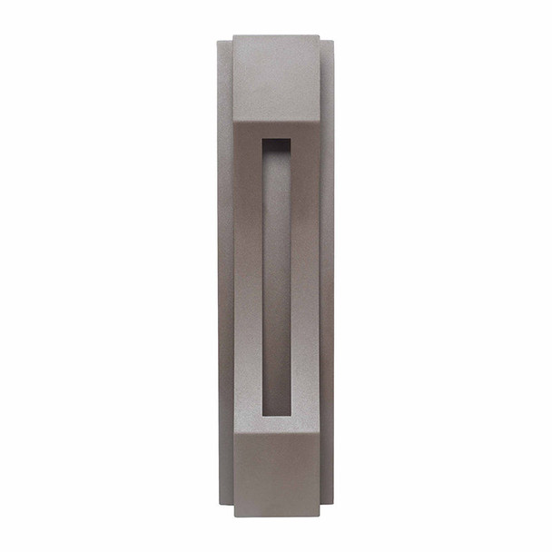 CRE-HL20-04 Crest LED Wall Sconce, 20W, Bronze/Silver