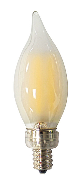 Candelabra LED Bulb, E12, 110~130V, 5W 330LM Frosted Glass, Bent Tip 2700K Dimmable image 3
