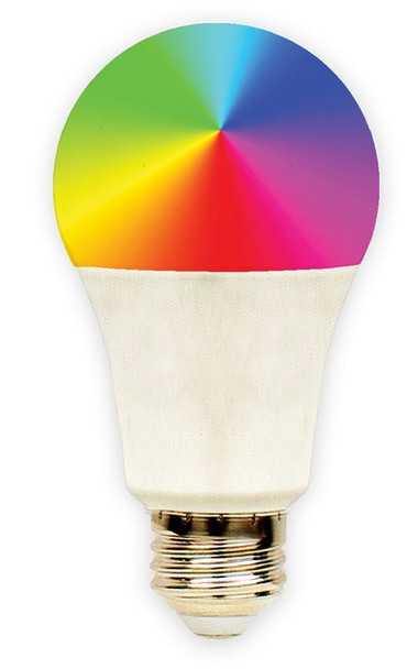 9 Watt A19 Lamp RGBW WG Smart App Compatible image 3