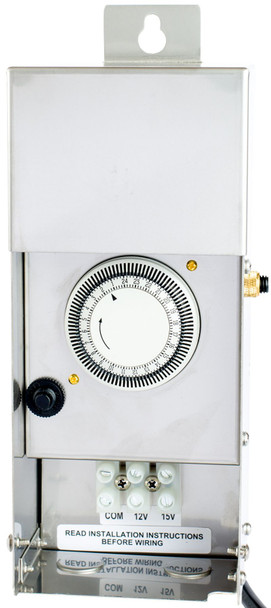 100 Watt Dual-Tap Landscape Transformer with Timer and Photocell Slide Sensor image 3