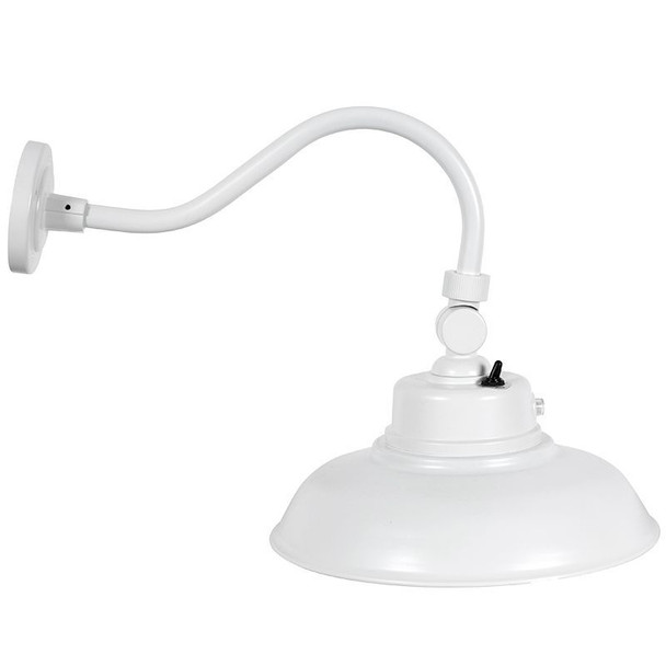 14in 40W Gooseneck Barn Light, MCT 30/40/50K, 0-10V, Photocell, Bronze image 6