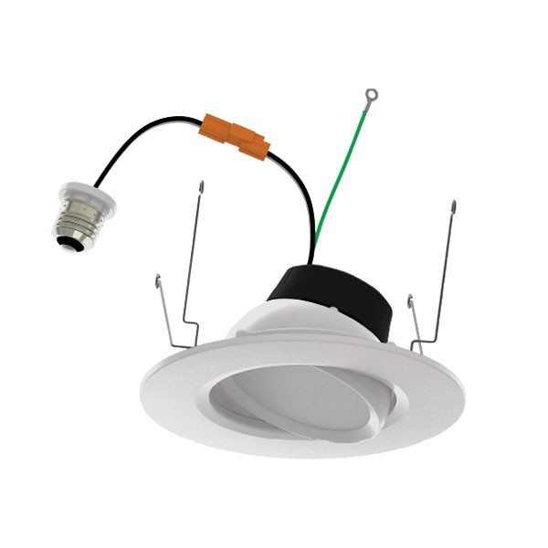 4-Inch ProLED 8 Watt Residential Gimbal Downlight, JA-8 - CCT Adjustable