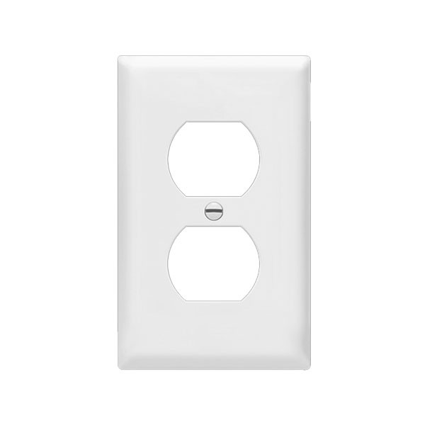 Duplex Receptacle One-Gang Wall Plate
