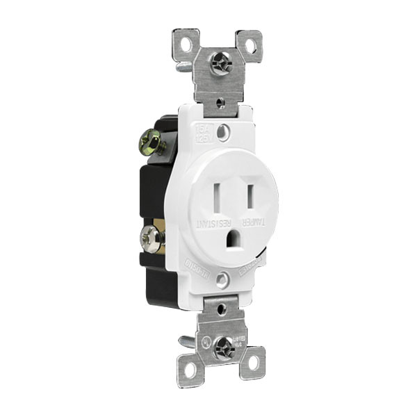 15A Commercial Grade Single Receptacle Tamper-Resistant