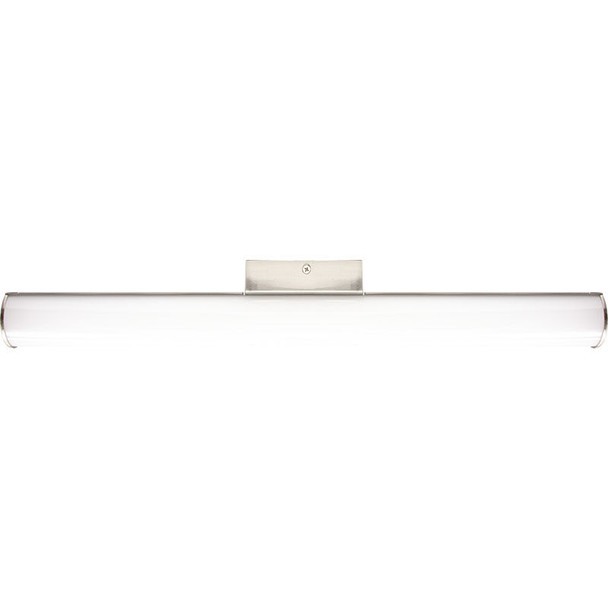 Westgate LVD Series, Architectural LED Multi Color-Temperature Vanity Light with Tube PC,16W 1300LM 27K/30K/35K/40K/50K, Brushed Nickel, 24