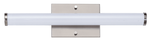 LED Round Linear Vanity Light, 18", Brushed Nickel or Matte Black