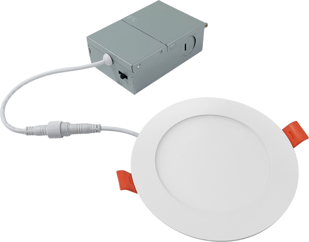 6in LED Ultra-Thin Downlight, 5CCT Selectable, 90 CRI