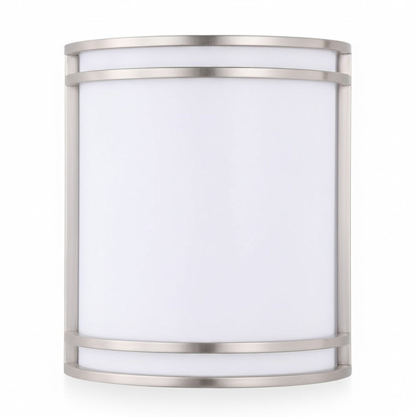 LED Wall Sconce, 15 Watt, 1050 Lumens, 3000K, 4000K and 5000K Selectable, Brushed Nickel Finish