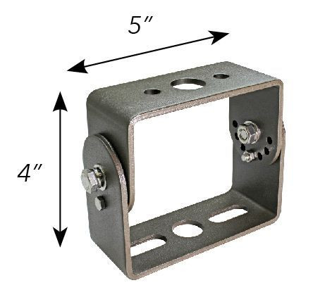 Adjustable U-shaped Yoke Mount with Wire/Connector image 2