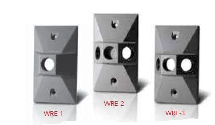 1/2-Inch Three-Gang Rectangular Covers image 2