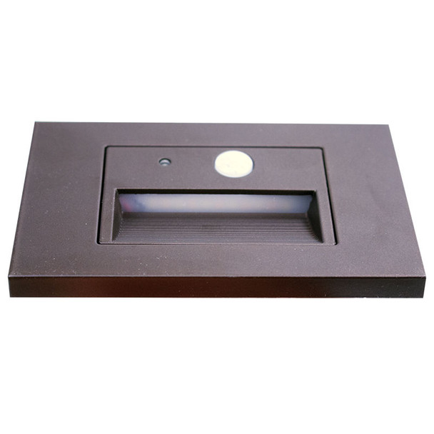 Sophisticated 3 Watt LED Light with Motion Sensor in Oil-Rubbed Bronze