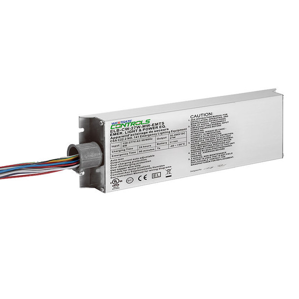 Cold-Weather LED Emergency Battery Backup, 27W
