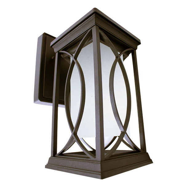 10-Inch 12 Watt Residential Lantern with Photocell - CCT Adjustable