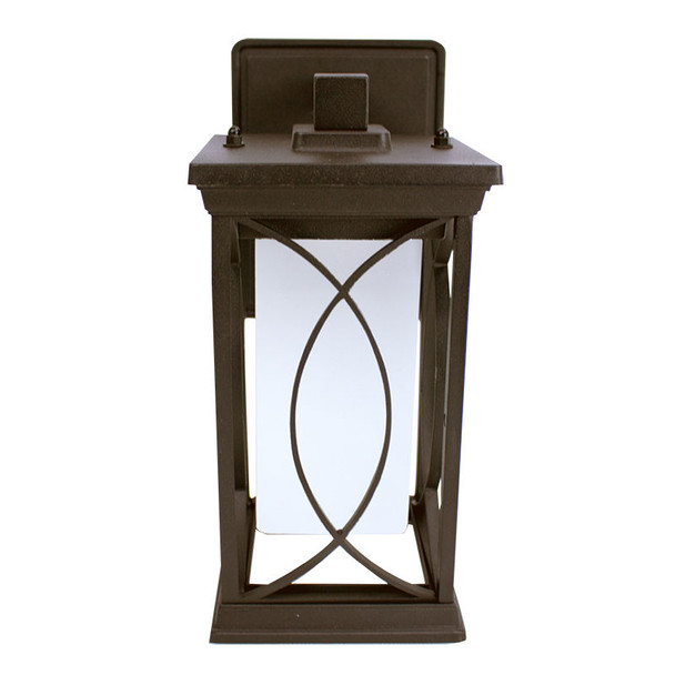 10-Inch 12 Watt Residential Lantern with Photocell - CCT Adjustable
