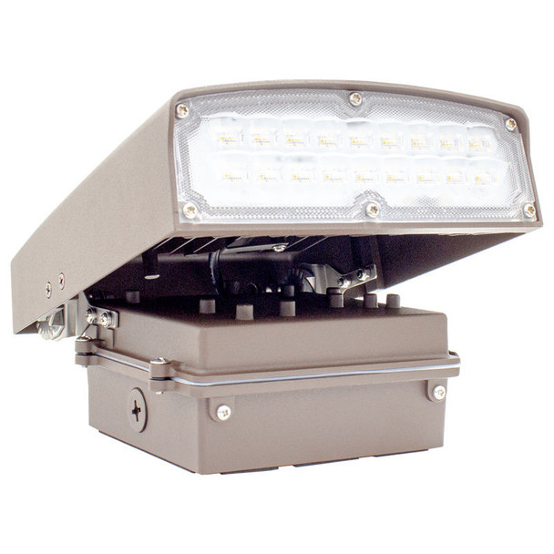 LWA Series 20 Watt Adjustable Wall Pack, Neutral White