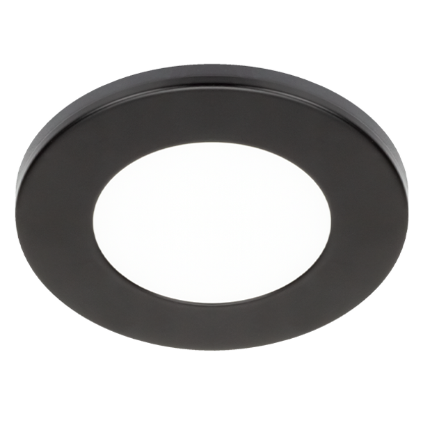 OMNI SLIM Series 2.5 Watt Puck Light, Black/White