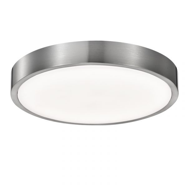 Sunpark Electronics, Ceiling Fixture, DC336D-PD, Satin Nickel, 14" Acrylic